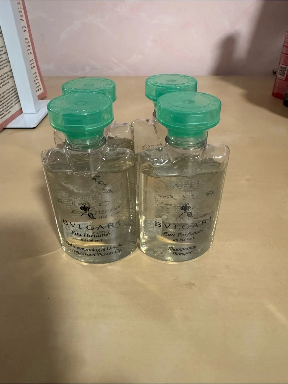 Bulgari Eau Parfumée Shampoo & Conditioner Mini Set - Green Caps